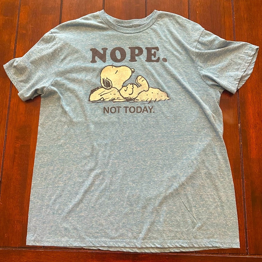 XL Blue Snoopy T-Shirt